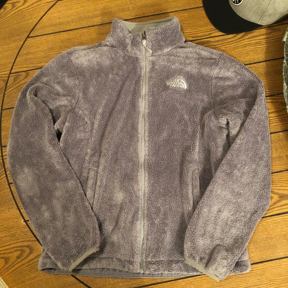 Northface Fuzzy Zip up Jacket
